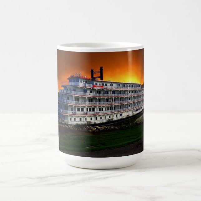 Taza De Café Cruceros por el río Misisipi (Centro)