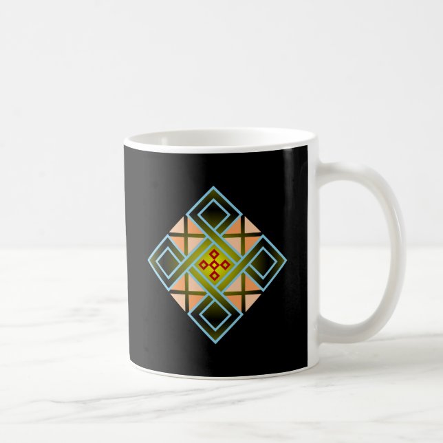 Taza De Café Cruces de diamantes (Derecha)