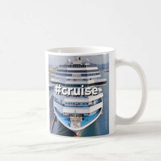 Taza De Café Cruise mug - #cruise cruise (Derecha)