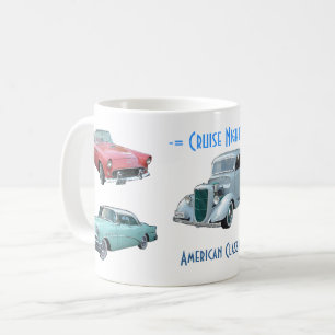 Taza De Café CRUISE NIGHT Classic Cars Mug