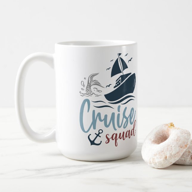 Taza De Café Cruise Squad Adventure (Con donut)