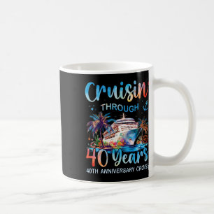 Taza De Café Cruisin a través de 40 años Crucero de aniversario