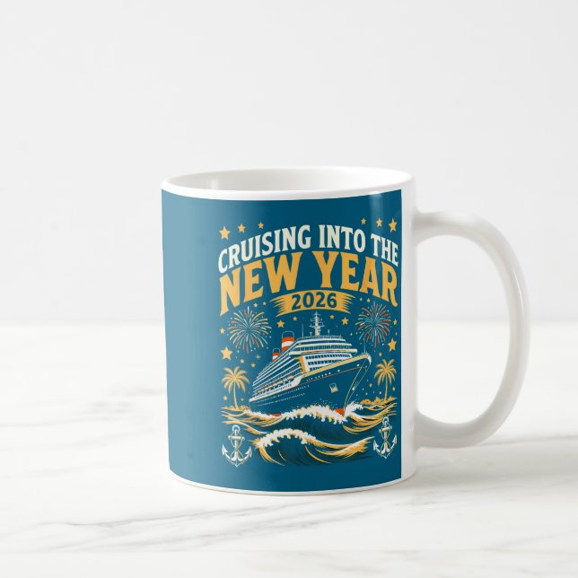 Taza De Café Cruising Into 2026 New Years Eve Party Favors Fami (Derecha)
