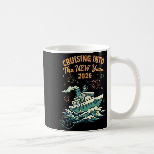 Taza De Café Cruising Into The New Year 2026 Adventure  (Derecha)