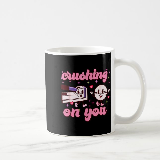 Taza De Café Crushing On You Peds Cu Rn Aid Rn Nurse Valentines (Derecha)