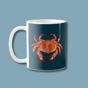 Taza De Café Crustáceo de cangrejo