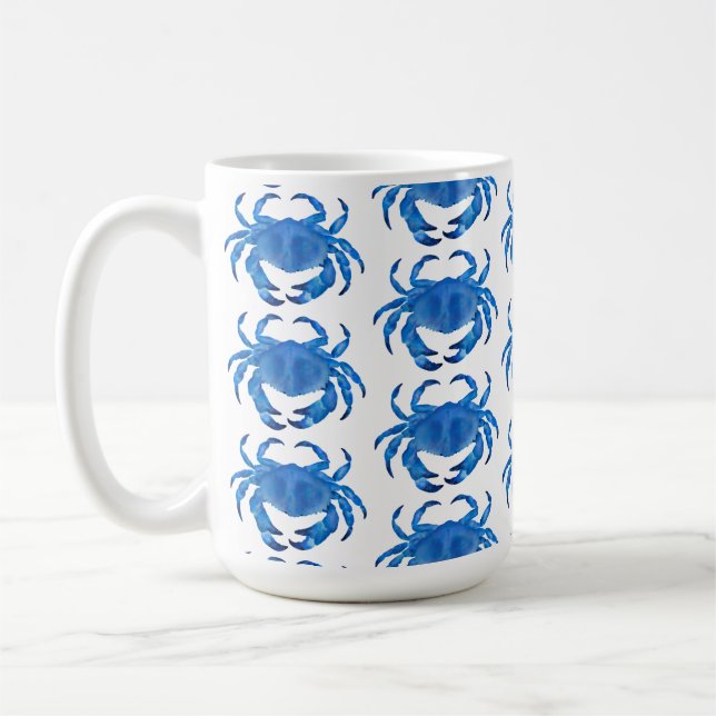 Taza De Café Crustáceo de cangrejo azul (Izquierda)