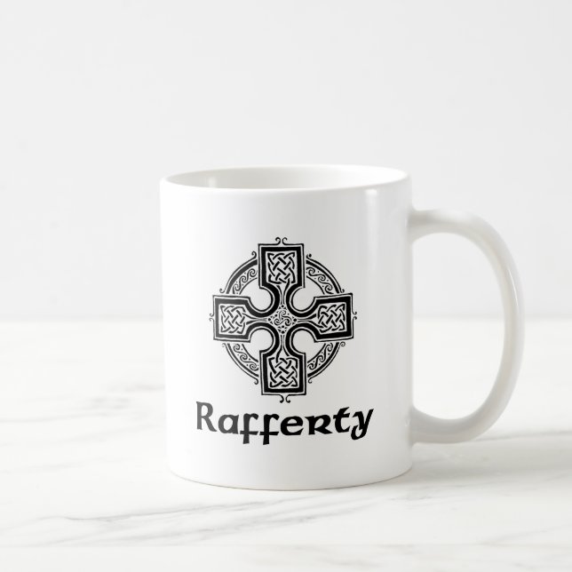Taza De Café Cruz céltica de Rafferty (Derecha)