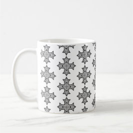 Taza De Café Cruz copta Premium Fine Art