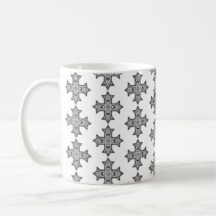 Taza De Café Cruz copta Premium Fine Art