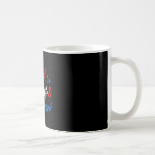 Taza De Café Cruz Cristiana Roja Blanca Y Bendita 4 De Julio