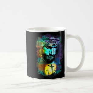 Taza De Café Cruz de Jesucristo Arte cristiano religioso P