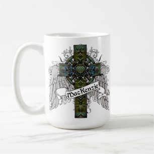 Taza De Café Cruz del tartán de MacKenzie