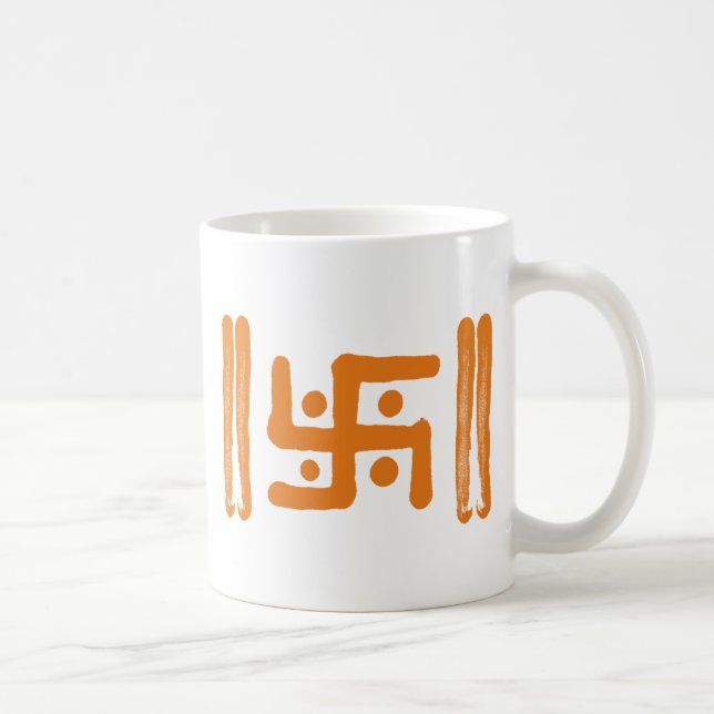 Taza De Café Cruz gamada: Símbolo religioso indio (Derecha)