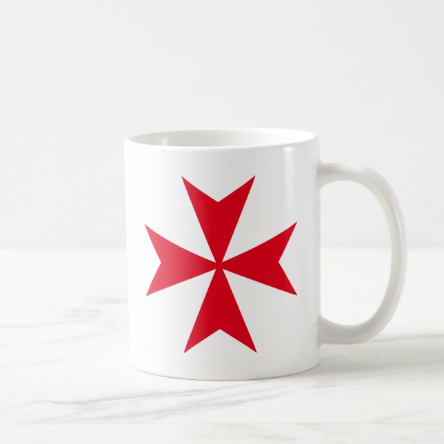 Taza De Café cruz maltesa (Derecha)