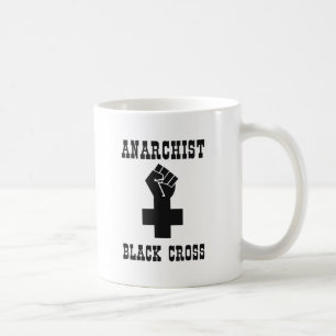 Taza De Café Cruz negra del anarquista