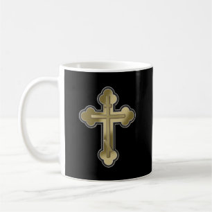 Taza De Café Cruz ortodoxa