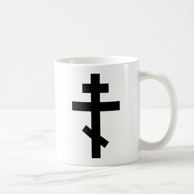Taza De Café Cruz ortodoxa (Derecha)
