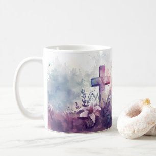 Taza De Café Cruz. Prueba y ve que el Señor es Bueno.