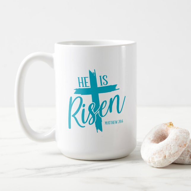 Taza de café Cruz Resucitada (Con donut)