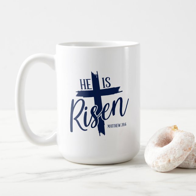 Taza De Café Cruz Resucitada (Con donut)