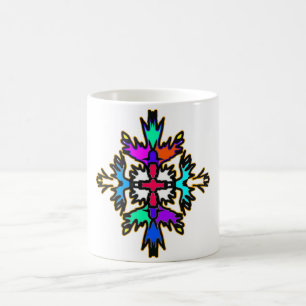 Taza De Café Cruz Solar Tribal