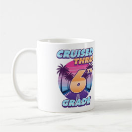Taza De Café Cruzado a través de graduación de 6º grado