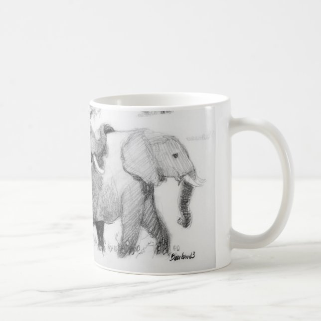 Taza De Café Cruzado de Elepephants (Derecha)