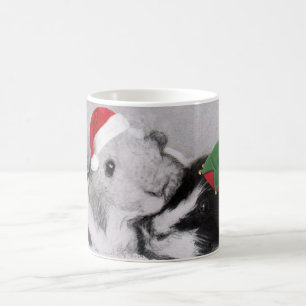 Taza De Café Cruzado del conejillo de Indias de Peegs del