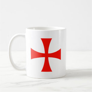 Taza De Café Cruzados de la Cruz Roja Templarios Café Medieval