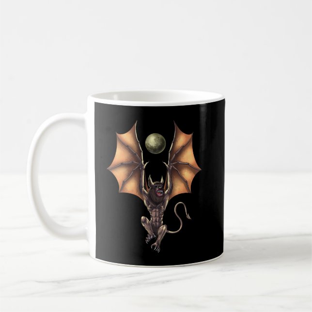 Taza De Café Cryptid Creature Ahool (Izquierda)