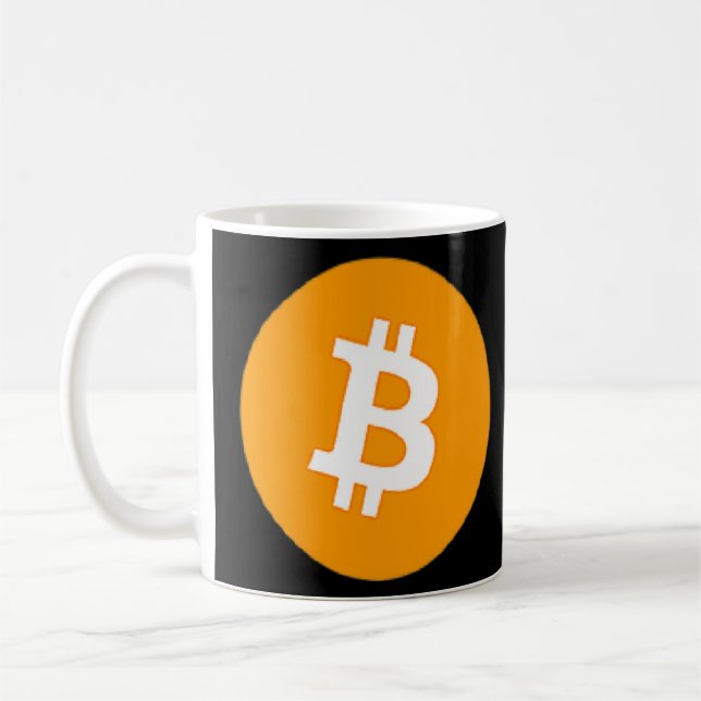 Taza De Café Crypto Bitcoin Blockchain Cryptocurrency Fun (Izquierda)