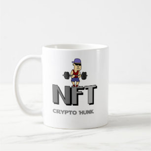 Taza De Café Crypto Crypto Hunt Weight Lifter Pun