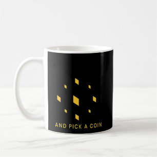 Taza De Café Cryptocurrency Blockchain Haga su propia foto de i