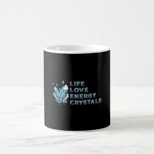 Taza De Café Crystal Healing Life Love Energy Crystals Gemstone