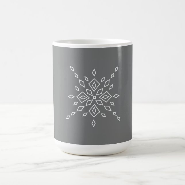 Taza De Café Crystalized Snowflake (Centro)
