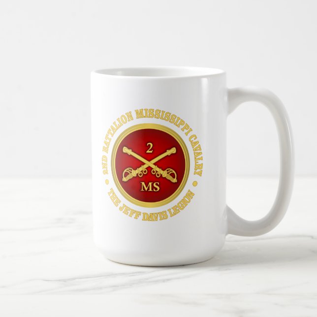 Taza De Café CSC -2º Batallón Caballería Mississippi (Derecha)