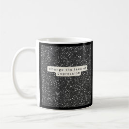 Taza De Café CTFOD_BWGlitter_semicolon