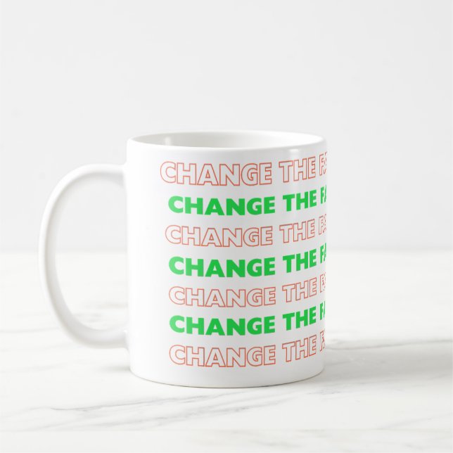 Taza De Café CTFOD Green & Naranja Advocate Mug (Izquierda)