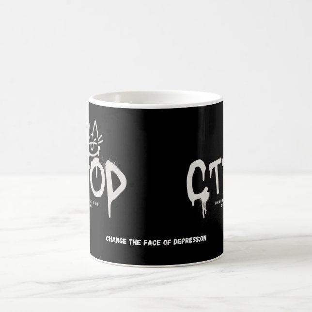 Taza De Café CTFOD Spray Paint Cat Advocate Mug (Centro)