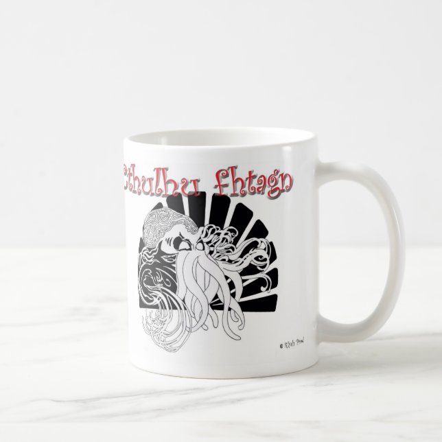 Taza De Café Cthulhu fhtagn (Derecha)