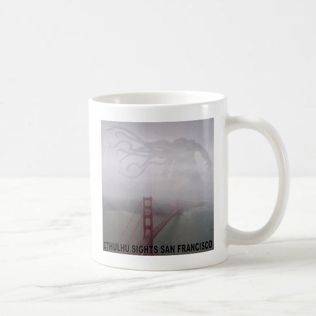 Taza De Café Cthulhu ve San Francisco (Derecha)