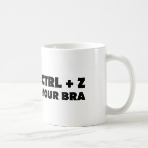 Taza De Café CTL + Z (Deshacer) El chiste del teclado de tu suj