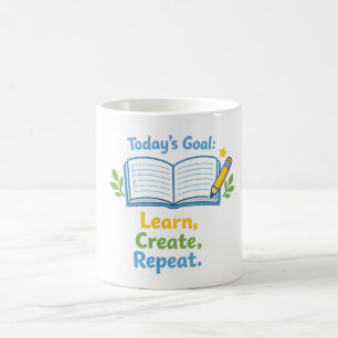 Taza De Café Cuaderno Adorable de Regreso a Clases