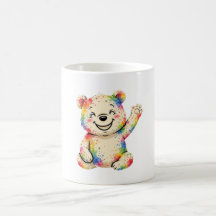 Cuaderno de oso pintado