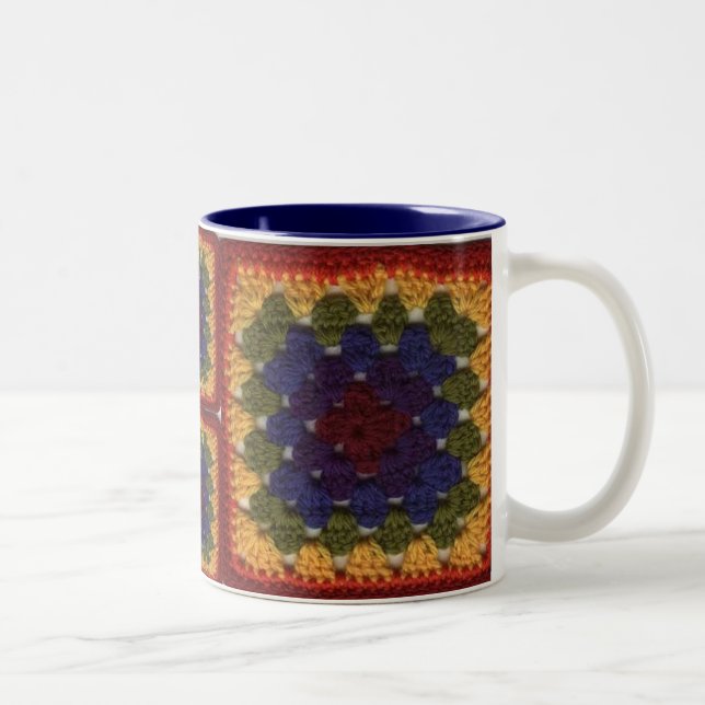 Taza de café cuadrada de la abuelita (Derecha)