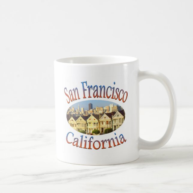 Taza De Café Cuadrado de San Francisco Álamo (Derecha)