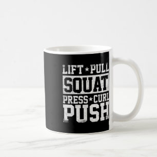 Taza De Café Cuadrado De Tira De Ascensor - Gimnasio De Formaci