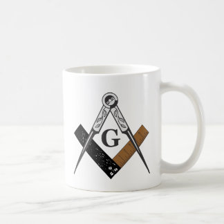 Taza De Café Cuadrado y compás masónicos
