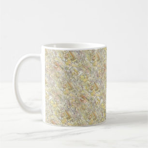 Taza De Café Cuadrados abstractos